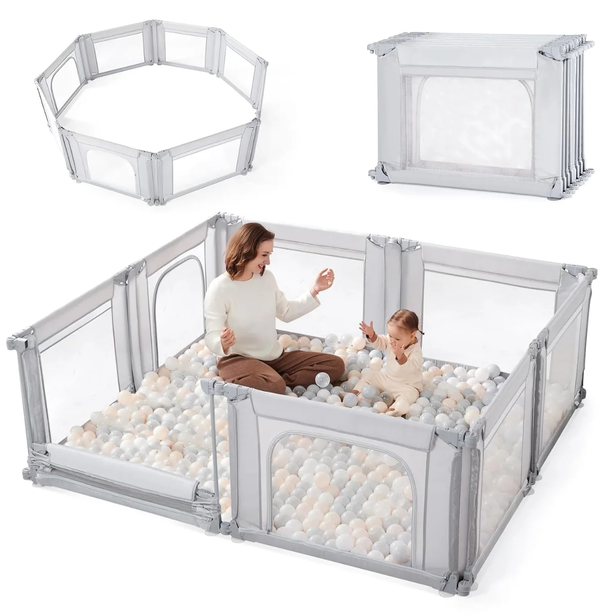 Sweeby playpen, 79 x 71 in